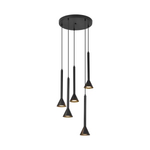 Lustra Longspot BR-BV05-00072, 5xGU10, neagra, IP20, Braytron [3]- savelectro.ro