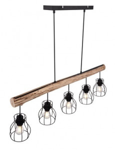 Lustra Mina 15326-5N, 5xE27, neagra, IP20, Globo [8]- savelectro.ro