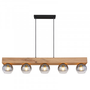 Lustra Moitas 15656-5H, 5xE27, fumurie+neagra, IP20, Globo Lighting [5]- savelectro.ro