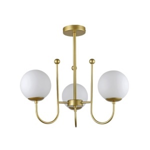 Lustre, Lustra Regal, 3xE27, IP20, aurie, Klausen - savelectro.ro