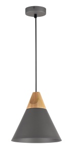 Pendul Bicones P359-PL-220-C, 1xE27, negru+gri, IP20, Maytoni [3]- savelectro.ro