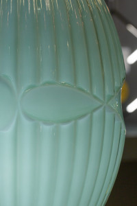 Pendul Elliptic KL111031, 1xE27, verde deschis+negru, IP20, Klausen [3]- savelectro.ro