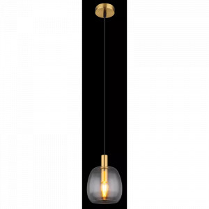 Pendul Garri 15789HM, 1x14, auriu+transparent [3]- savelectro.ro