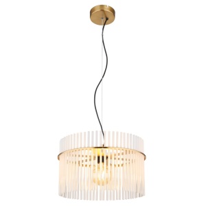 Pendule, Pendul Gorley, 1xE27, IP20, auriu mat/opal transparent, Globo Lighting - savelectro.ro