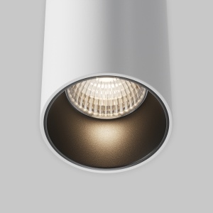 Pendul LED Efir P089PL-15W3K-W, 15W, 1230lm, lumina calda, IP20, alb+negru, Maytoni [2]- savelectro.ro