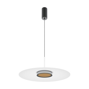 Corpuri de iluminat, Pendul LED Ei MOD041PL-L15W3K1, 15W, 800lm, lumina calda, IP20, negru+alb, Maytoni - savelectro.ro
