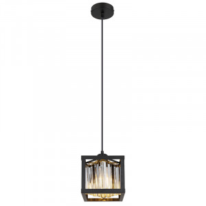 Pendule, Pendul Mathilde 15697H, 1xE27, fumuriu+negru - savelectro.ro