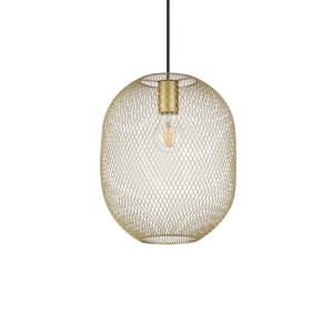 Pendule, Pendul Net D24, 1xE27, IP20, auriu, Ideal Lux - savelectro.ro