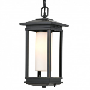 Pendul pentru exterior Louis, 1 bec, dulie E27, negru, Klausen [2]- savelectro.ro