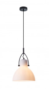 Corpuri de iluminat, Pendul Rack KL111028, 1xE27, negru+alb, IP20, Klausen - savelectro.ro