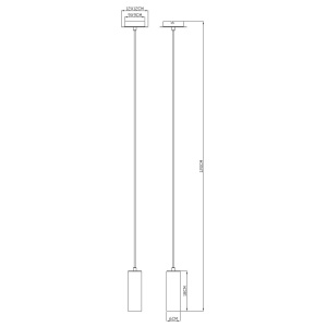 Pendul Robby 1xGU10, IP20, negru mat, Globo Lighting [3]- savelectro.ro