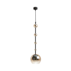 Pendul Ros MOD227PL-01B1, 1xGU10, negru+auriu, IP20, Maytoni [1]- savelectro.ro