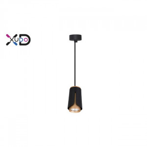 Pendule, Pendul Xudo, 1xGU10, auriu+negru - savelectro.ro
