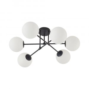 Plafoniera BR-BV01-00113, 6xG9, neagra+alba, IP20, Braytron [3]- savelectro.ro