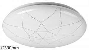 Plafoniera Damien LED, metal, alb, cu telecomanda, 1920 lm, temperatura de culoare varabila (3000-6500K), 5540, Rabalux [1]- savelectro.ro