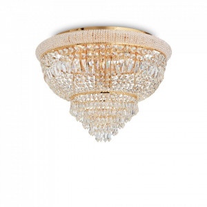 Plafoniera Dubai 243498, 24xE14, bronz+transparenta, IP20, Ideal Lux