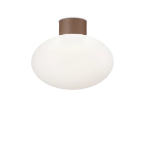 Plafoniera exterior Clio 1xE27, IP44, cafenie, Ideal Lux