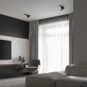 Plafoniera Focus C051CL-U-2B, 2xGU10, neagra, IP20, Maytoni [2]- savelectro.ro