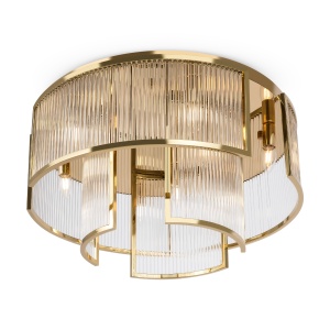 Plafoniera Frame MOD174CL-09G, 9xE14, aurie+transparenta, IP20, Maytoni [1]- savelectro.ro
