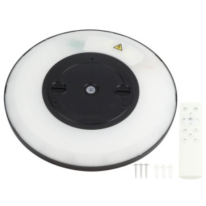 Plafoniera LED 2941-OP, 18W, RGB, 1440 lm, lumina calda/neutra/rece, IP20, dimabila, neagra, Optonica [3]- savelectro.ro