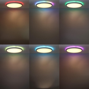 Plafoniera LED 2944-OP, 18W, RGB, 1440 lm, lumina calda/neutra/rece, IP20, dimabila, alba, Optonica [2]- savelectro.ro