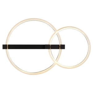 Plafoniera LED Fletcher 24W, lumina calda (3000 K), 2100 lm, IP20, neagra mat, Globo Lighting [2]- savelectro.ro