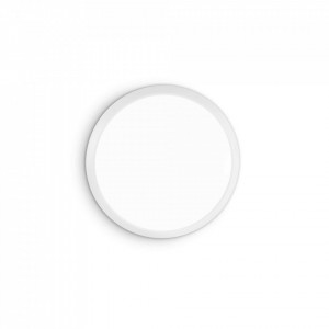 Plafoniera LED Gemma 252599, 12W, 1440lm, lumina calda, IP20, alba, Ideal Lux [1]- savelectro.ro