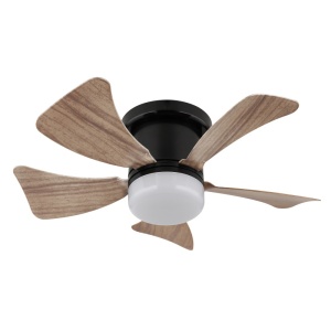 Plafoniera LED Hines, cu ventilator, 10W, 750 lm, lumina calda/neutra/rece, IP20, negru mat, Globo Lighting [8]- savelectro.ro