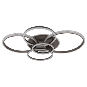 Plafoniere LED, Plafoniera LED Lorelei 70W, lumina calda (3000 K), 3700 lm, IP20, antracit mat, Globo Lighting - savelectro.ro