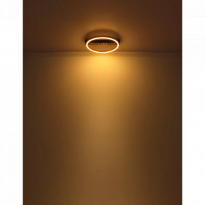 Plafoniera LED Luffy 48461-21R, 24W, 895lm, lumina calda, IP20, neagra+aurie, Globo Lighting [6]- savelectro.ro