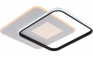 Plafoniera LED Optonica, Patrata, 60W, 4800lm, Lumina Calda/Neutra/Rece, Dimabila, Alba+Negru [1]- savelectro.ro