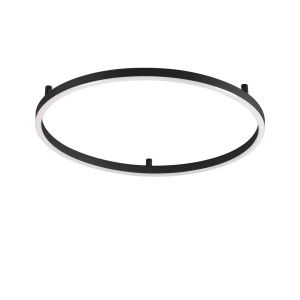 Corpuri de Iluminat Interior, Plafoniera LED Oracle Slim rotunda D090, 53W, 2470lm, lumina neutra (4000 K), IP20, neagra, Ideal Lux - savelectro.ro