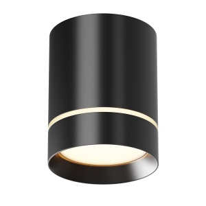 Plafoniera LED Orlo C085CL-9W3K-B, 9W, 250lm, lumina calda, IP20, neagra, Maytoni [1]- savelectro.ro