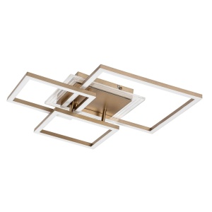 Plafoniera LED Ottavia, 40W, 3100 lm, lumina calda (3000 K), IP20, aurie, Rabalux