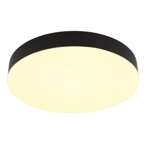 Plafoniere LED, Plafoniera LED rotunda Matthew, 24W, 2150 lm, lumina calda/neutra/rece, IP20, neagra, Globo Lighting - savelectro.ro