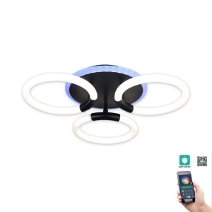 Plafoniere LED, Plafoniera LED Smart Rhea, RGB, lumina calda/neutra/rece, alba, Klausen - savelectro.ro