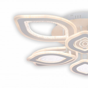 Plafoniera LED Smart Rhodos KL151054, dimabila, cu telecomanda, 200W, 17500lm, lumina calda+neutra+rece, IP20, alba, Klausen [3]- savelectro.ro