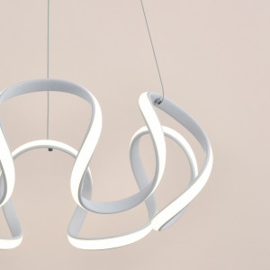 Plafoniera LED Winding KL140022, 60W, 4100lm, lumina neutra, IP20, alba, Klausen [2]- savelectro.ro