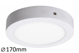 Plafoniera Lois LED, rotund, metal, alb, 800 lm, lumina neutra (4000K), 2655, Rabalux [1]- savelectro.ro