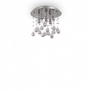 Plafoniera Moonlight 094663, 5xG9, aurie+transparenta, IP20, Ideal Lux