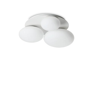 Plafoniere, Plafoniera Ninfea, 3xGX53, IP20, alba, Ideal Lux - savelectro.ro
