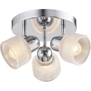 Plafoniere LED, Plafoniera Pot, 3xE27, crom, Klausen - savelectro.ro