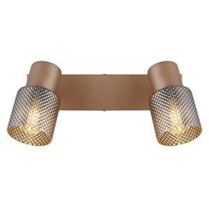 Plafoniera Satella, 2xE14, metal, sticla fumurie, Globo Lighting [3]- savelectro.ro