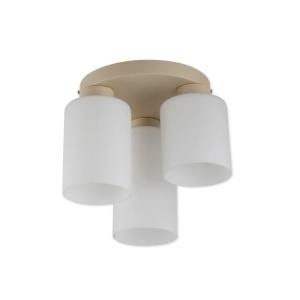 Plafoniere, Plafoniera Timber, 3xE27, IP20, bej, Klausen - savelectro.ro