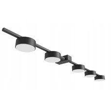 Plafoniera Zola, 5xGX53, negru
