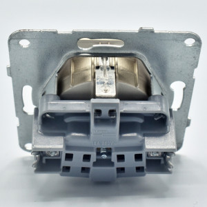 Priza simpla cu impamantare, 16A, IP20, Bronz, Panasonic Arkedia Slim \ Karre Plus