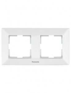 Rama 2 module orizontala IP20, Alb, Panasonic Arkedia Slim
