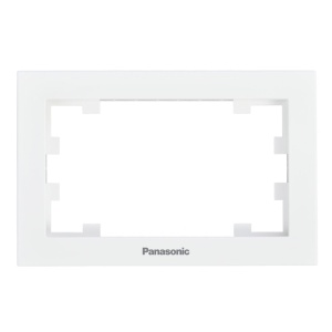 Prize si intrerupatoare, Rama priza dubla, IP20, Alb, Panasonic Karre Plus 55 - savelectro.ro