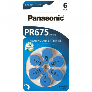 Set 6 baterii pentru aparat auditiv Panasonic PR675/PR44 [1]- savelectro.ro