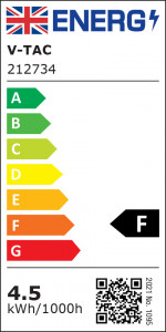 Set 6 becuri LED sferice 4.5W (40W), E14,  P45, 470 lm, lumina neutra (4000K), opal, V-TAC